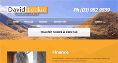 Desktop Screenshot of leckiemotorco.co.nz